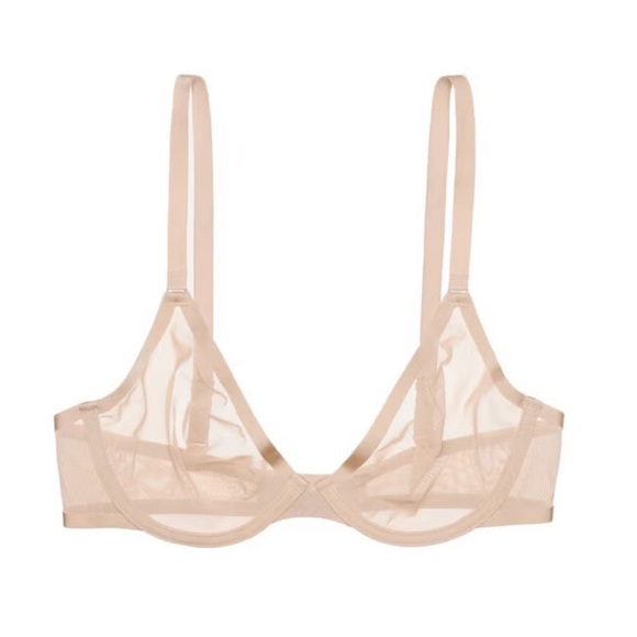 CUUP Plunge Bra Set in Sand - Picture 1 of 9